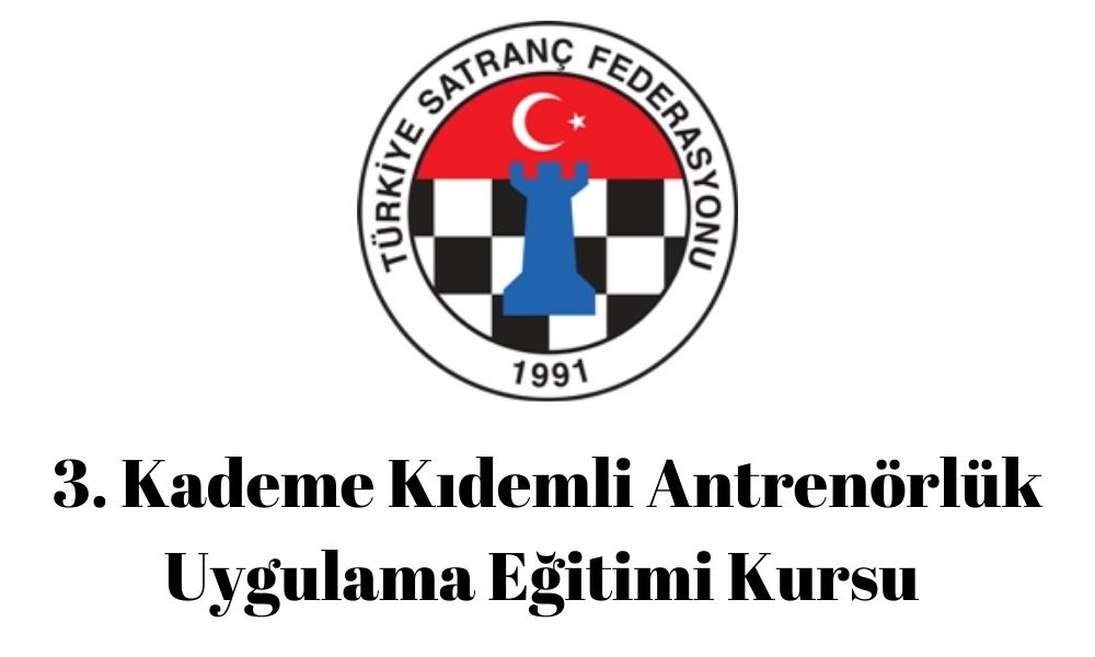3. Kademe Kıdemli Antrenörlük Uygulama Eğitimi Kursu İlanı