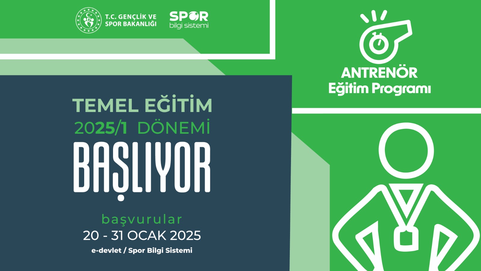 2025/1 Antrenör Temel Eğitim Sınavı