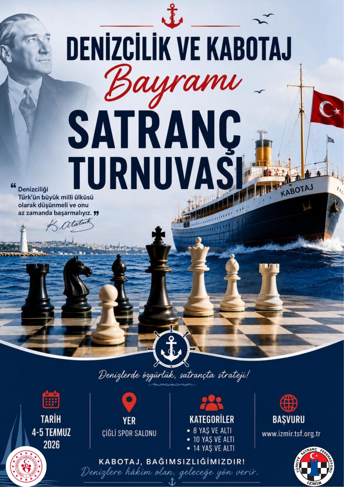 Denizcilik Ve Kabotaj Bayramı Satranç Turnuvası