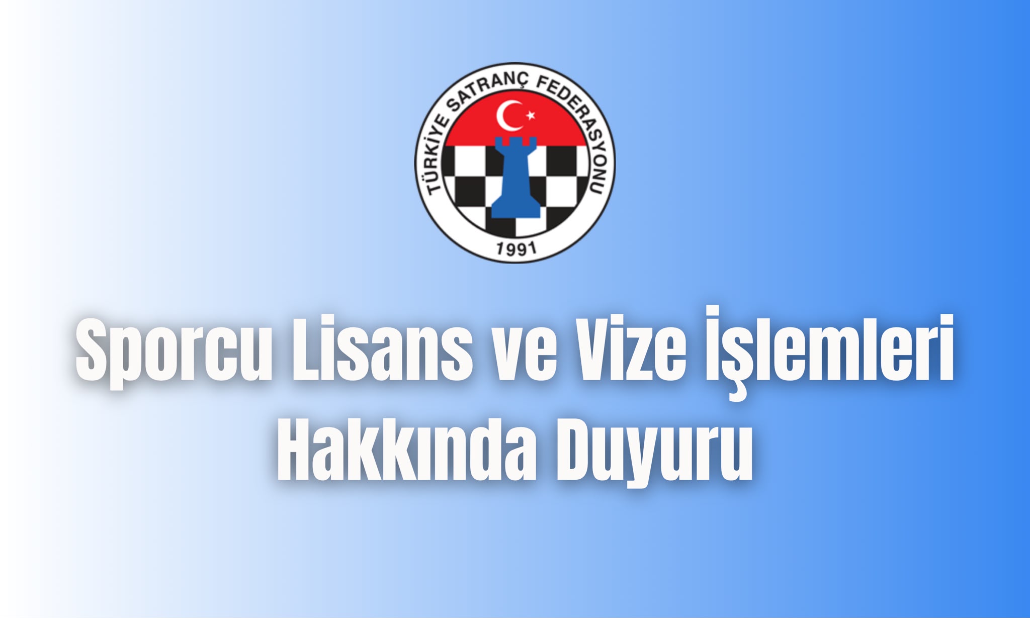 Sporcu Lisans ve Vize İşlemleri Hakkında Duyuru