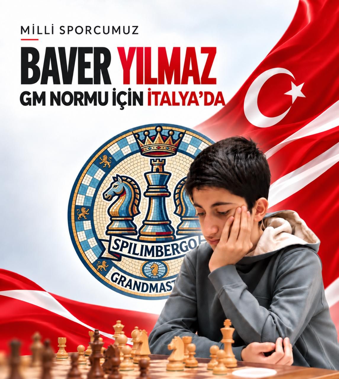Baver Yılmaz, İtalya’da GM Normu İçin Hamle Yapacak